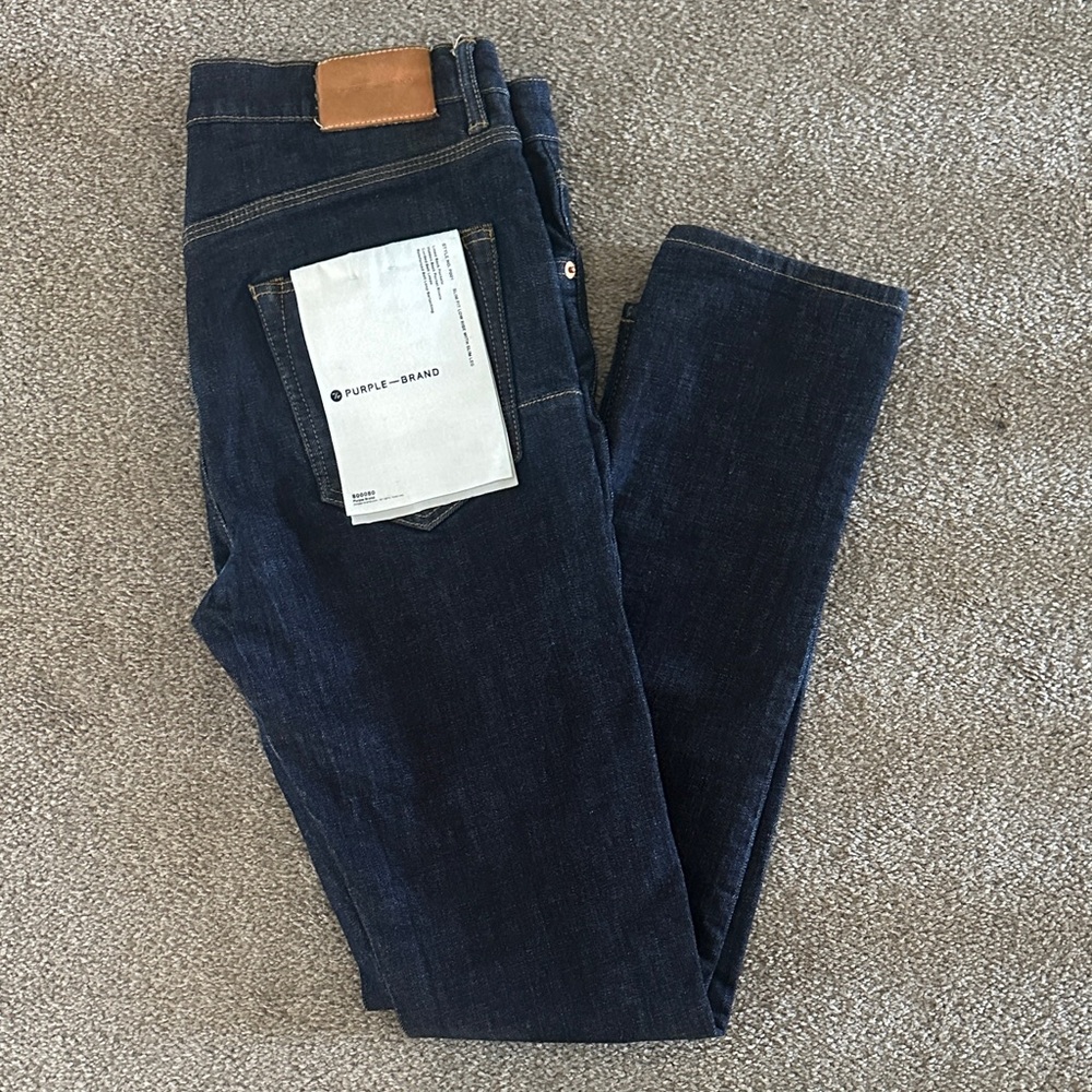 Purple Brand Men's Slim Fit Indigo Jeans